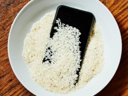 Wet iPhone | Phone in Rice Method